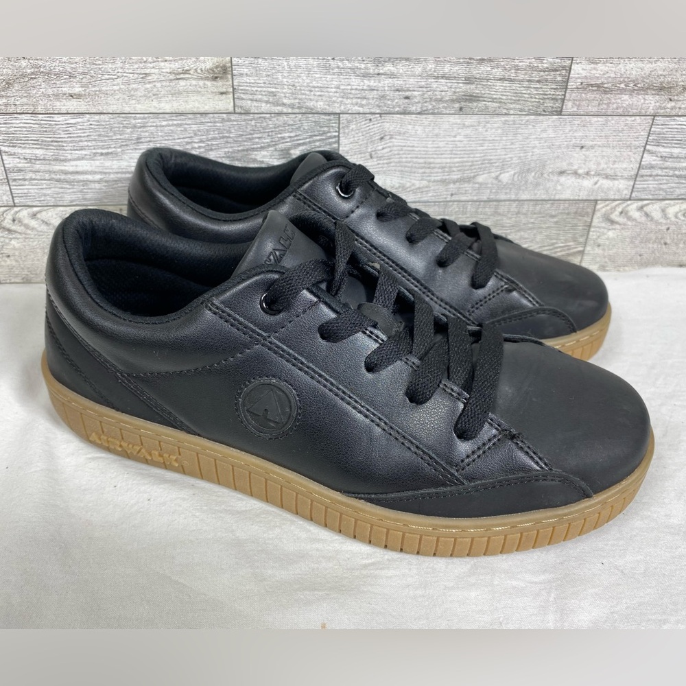 Airwalk Maskator-2 J Skateboarding Shoes Black Leather Men’s Size 8.5
